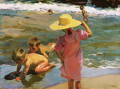 Children on the Seashore Joaquin Sorolla